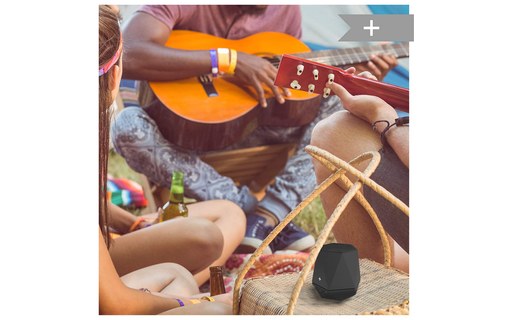 Enceinte Bluetooth portable TecPlus Geo Up - Noire