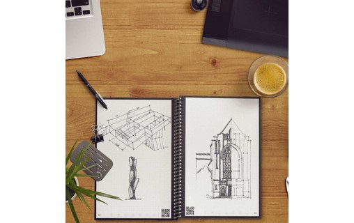 RocketBook Core Executive Noir (A5) - Cahier Intelligent Réutilisable