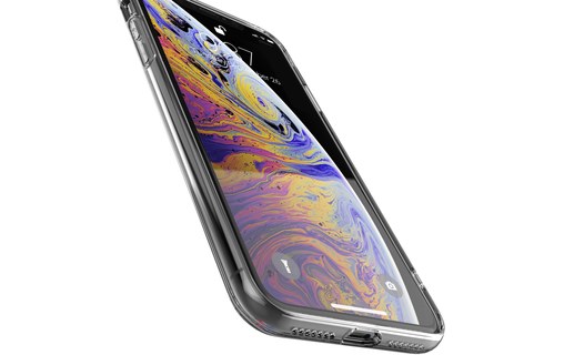 X-Doria Glass Plus Transparent - Coque en verre trempé pour iPhone XS Max