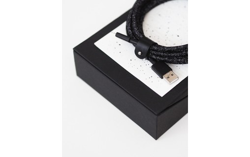 Native Union Belt Cable Noir Cosmos - Câble Lightning vers USB 1,2 m