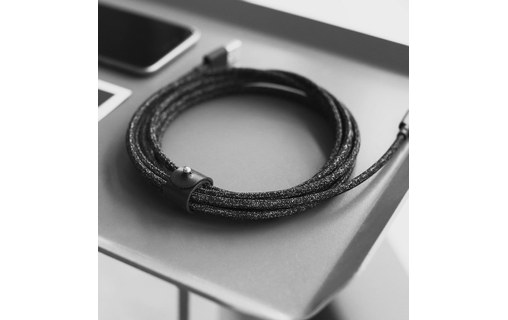 Native Union Belt Cable Noir Cosmos - Câble Lightning vers USB 1,2 m