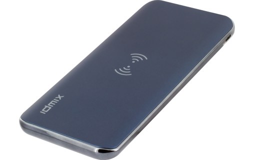 IDMIX Power Mint 8000 - Batterie externe 8000 mAh sans fil + USB-C + QC 3.0