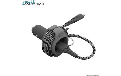 Force Power chargeur voiture iPhone / smartphone USB 2 x 2,4 A