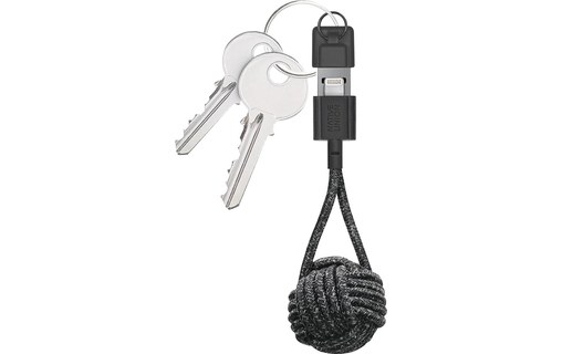 Native Union Key Cable Noir Cosmos - Câble Lightning vers USB + porte-clés