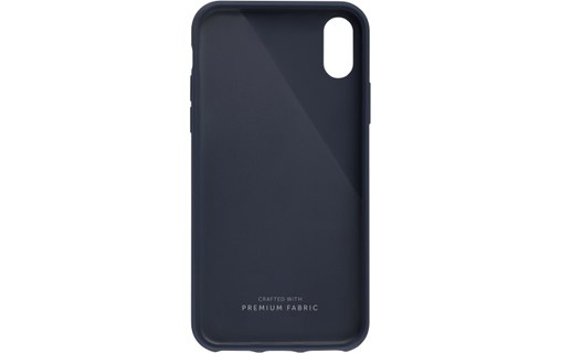 Native Union Clic Canvas Marine pour iPhone Xs Max - Coque de protection