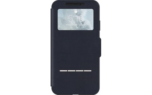Moshi SenseCover Bleu nuit pour iPhone XS Max - Étui de protection tactile