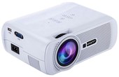 Vidéoprojecteur LED blanc Portable Home Cinéma 1080P HD Mini Projecteur Numériqu