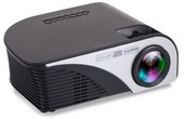 Mini Vidéoprojecteur noir 960 * 640 1200 Lumens Portable Mini LED projecteur Hom