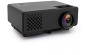 Mini Vidéoprojecteur noir 800 * 768 1200 Lumens Mini LED Projecteur HD Home Thea