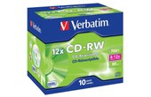 Verbatim CD-RW 12x 700 Mo 10 pièce(s)