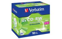 Verbatim CD-RW 12x 700 Mo 10 pièce(s)