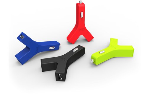 TYLT Y-CHARGE 4.2 Noir - Chargeur voiture USB 2 x 2,1 A