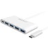 Macally UC3HUB4C - Adaptateur USB-C vers USB-C / 4 x USB-A