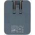 TYLT 4.8A-WALL Gris - Chargeur de voyage EU/US/UK avec 2 ports USB 2 x 2,4A