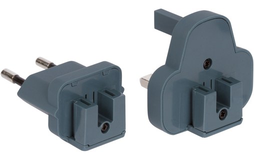 TYLT 4.8A-WALL Gris - Chargeur de voyage EU/US/UK avec 2 ports USB 2 x 2,4A