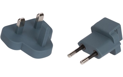 TYLT 4.8A-WALL Gris - Chargeur de voyage EU/US/UK avec 2 ports USB 2 x 2,4A