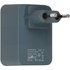 TYLT 4.8A-WALL Gris - Chargeur de voyage EU/US/UK avec 2 ports USB 2 x 2,4A