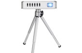 Mini Vidéoprojecteur blanc pour trépied WiFi Smart 854 * 480 WVGA Projecteur por