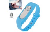 Bracelet connecté bleu Montre-bracelet enregistreur vocal numérique 4 Go portabl