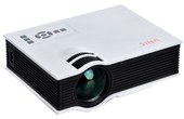 Vidéoprojecteur LED blanc 800 lumens HD 800 x 480 projecteur numérique avec télé