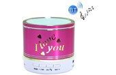 Mini enceinte Bluetooth Magenta Mini Haut-Parleur Stéréo Portable, avec Micropho