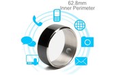 Bague connectée noir intelligente en alliage de Titane amorphe, Imperméable à l'