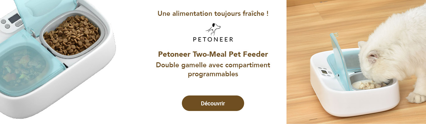 Petoneer Two-Meal Pet Feeder