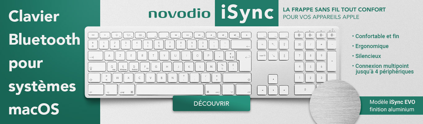 Slide MW Pro Novodio iSync clavier Bluetooth