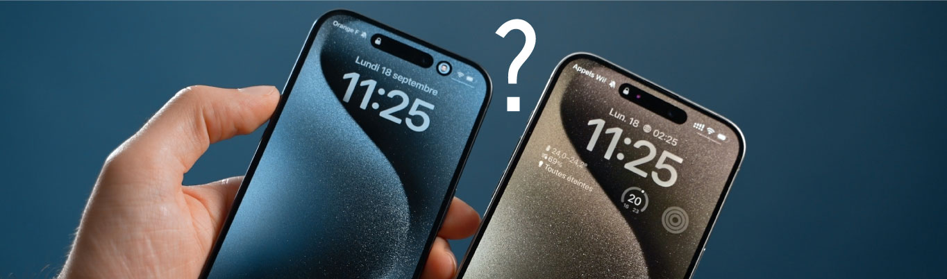 iPhone 15 ou iPhone 15 Pro