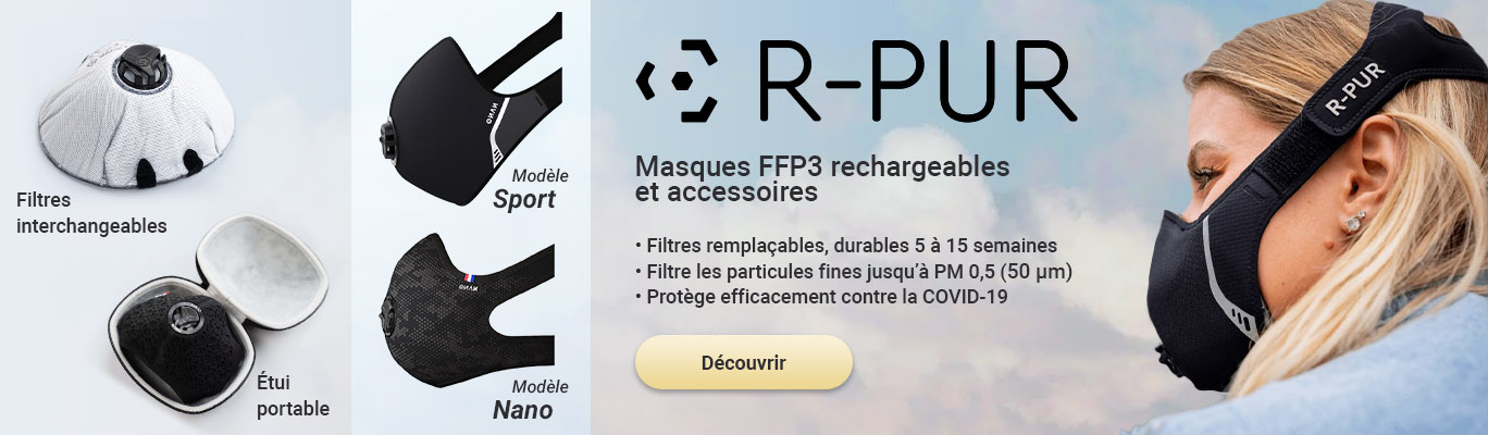 Slide HP MEA R-Pur Masque FFP3 et accessoires