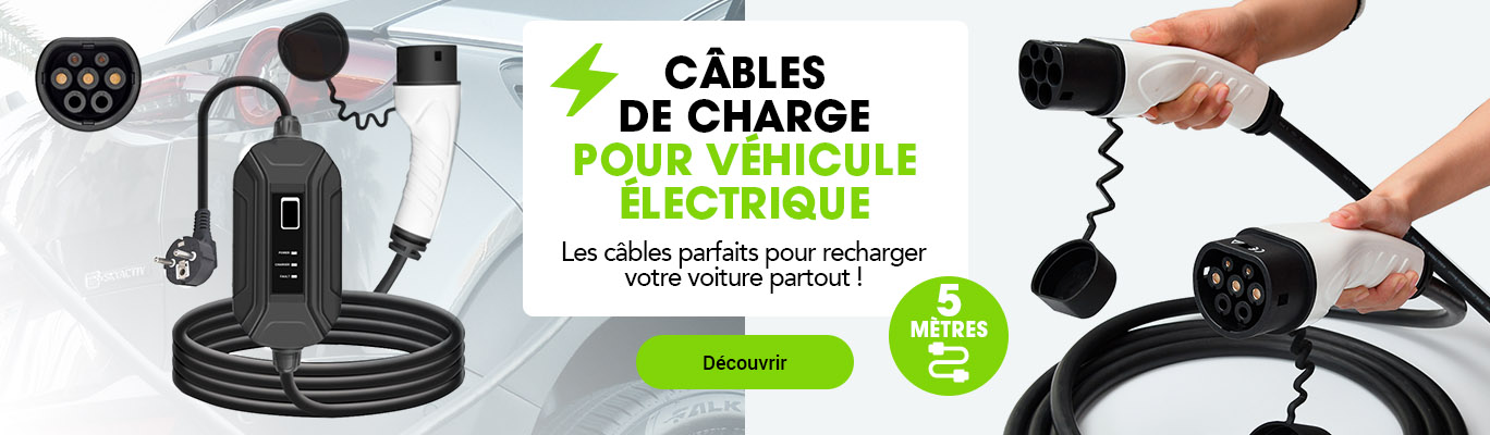 Câbles de charges pour véhicules électriques