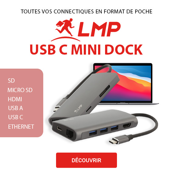 Mini station d'accueil USB-C LMP - LMP