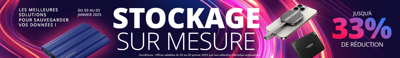 Stockage en promo 48h