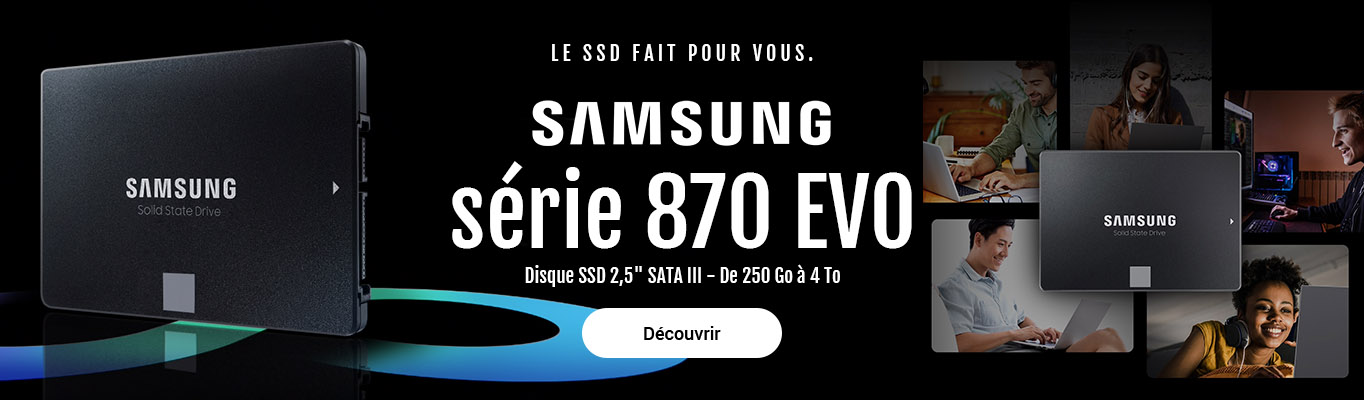 Slide univers SSD Samsung 870 Evo