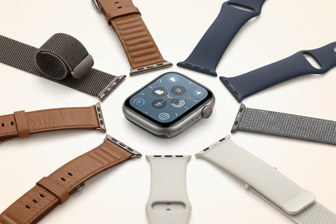 Apple Watch avec bracelets interchangeables et protection de boîtier