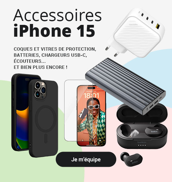Les meilleurs coques et accessoires pour votre iPhone 15 (Plus) ou iPhone 15  Pro (Max)