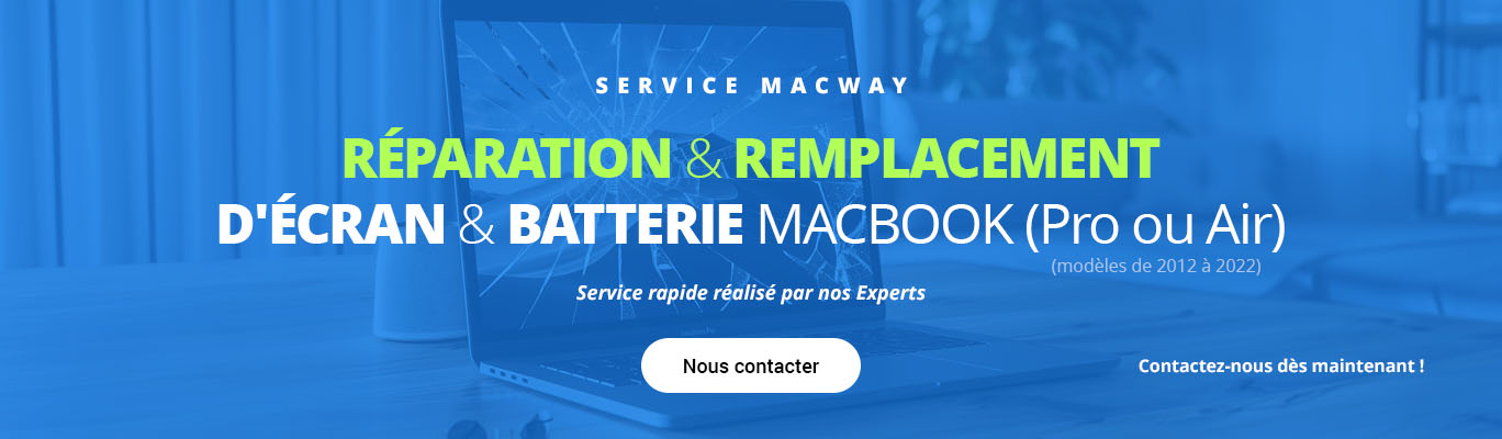 Réparation & Remplacement d'écran et de batterie MacBook Pro / MacBook Air