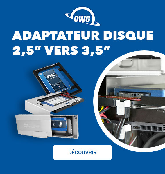 OWC NewerTech AdaptaDrive - Adaptateur SSD 2.5 vers 3.5 - Convertisseur /  Adaptateur - Newer Technology