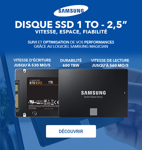 Disque dur SSD interne SAMSUNG 870 EVO 1To