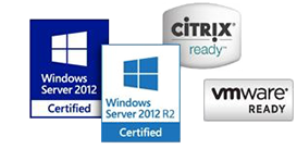 Une compatibilité totale VMWare, Citrix et Windows Server